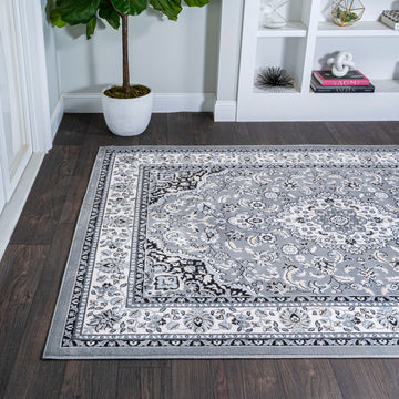 Palmette Modern Persian Floral Area Rug